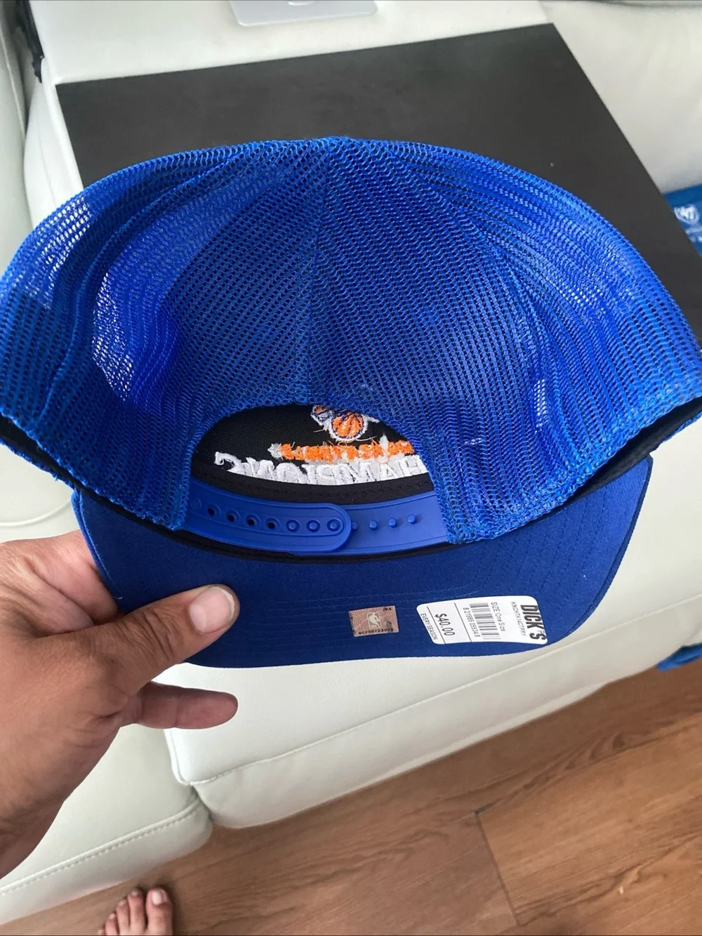 47 Royal Blue New York Knicks 2026 NBA Finals Champions Hat